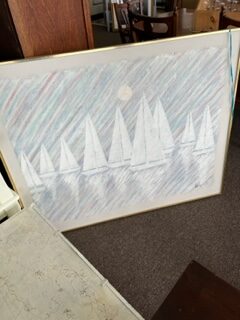 oil of sailboats