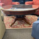 round inlay coffee table