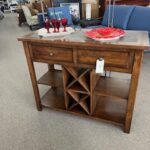 Tile Top Wine Console