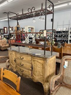 marble top sideboard