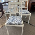 set 4 coastal dining chairs