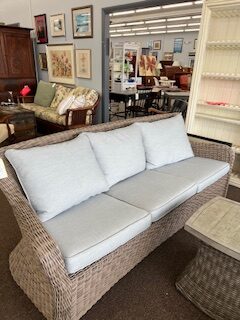 Kingsley Bates All Weather Wicker Couch