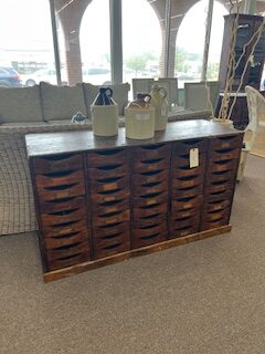 antique hardware store display
