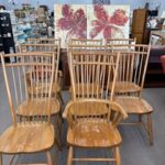 Set 8 Windsor chairs