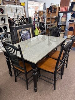 granite top table