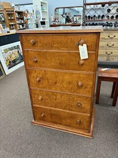 Curly maple dresser