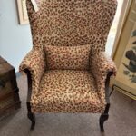 Faux Animal Print Arm Chair