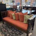 antique cane couch