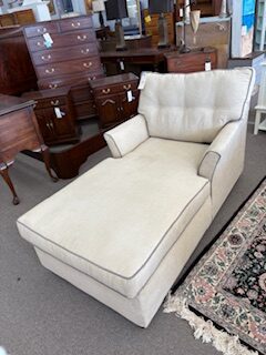 cream chaise