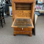 antique drop front desk