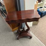 mahogany card table