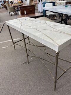 inlay marble console