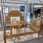 Hand ade queen canopy bed