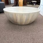 Round inlay coffee table