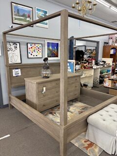 Pottery Barn Canopy bed