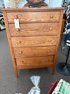 Oak 5 Drawer Oak Dresser Chest