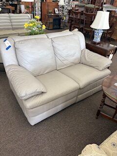 leather reclining loveseat