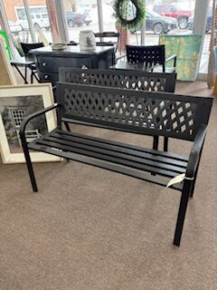 metal garden benches