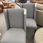 gray nailhead chairs