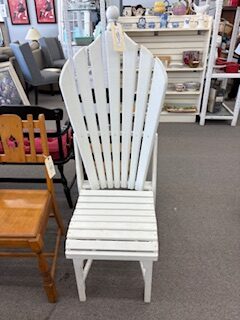 white adirondack chair