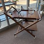 bar cart MCM vintage