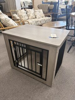 coastal end table dog crate dog crate end table