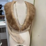 Vintage Mink Collar Cashmere Sweater